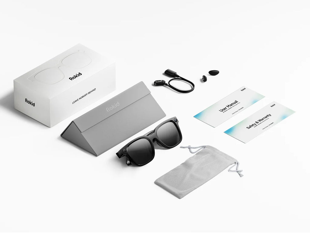 Rokid AI Style Smart Glasses – 12MP Camera, 32GB