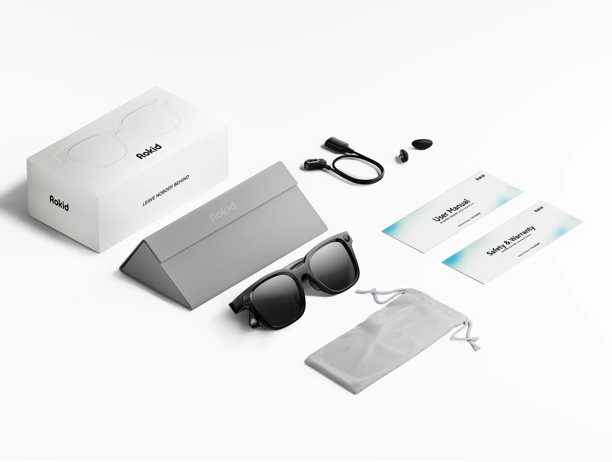 Rokid AI Style Smart Glasses – 12MP Camera, 32GB