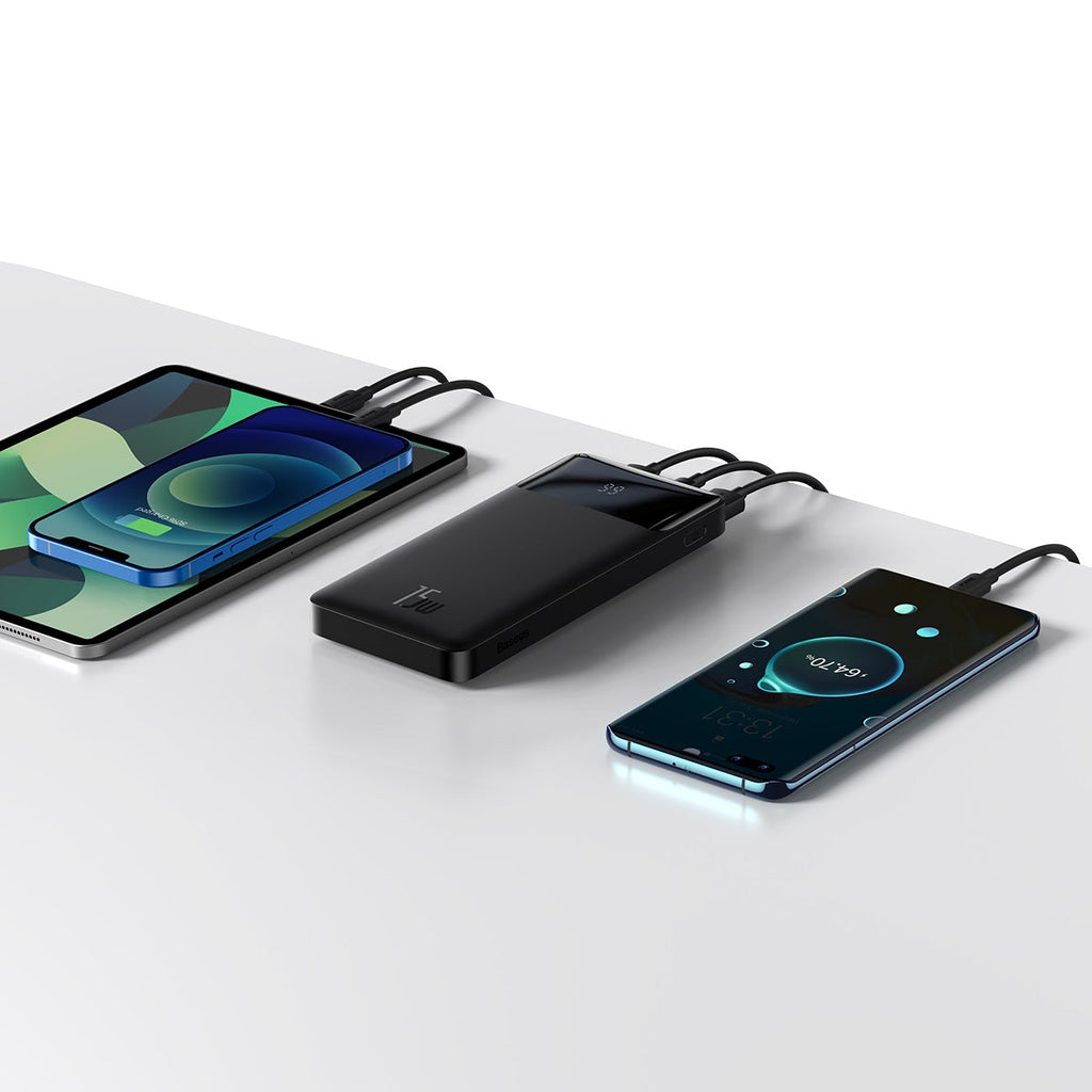 Baseus Bipow 15W Power Bank, 30,000mAh