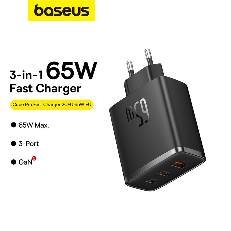 Baseus Cube Pro 65W GaN5 EU Charger