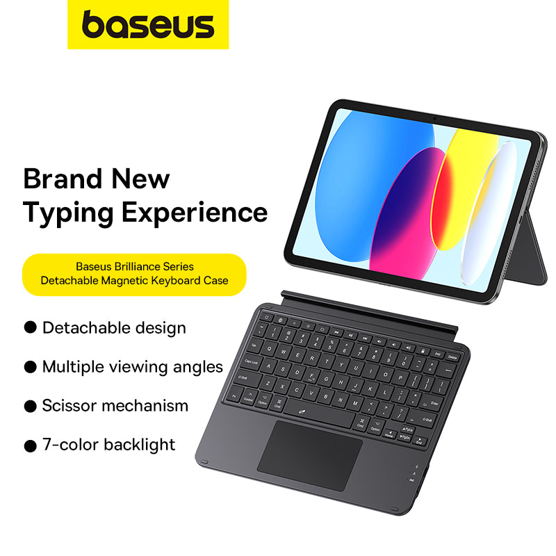Baseus Brilliance Magnetic Keyboard Case, iPad 10.9″ 10th Gen