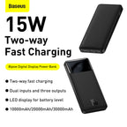 Baseus Bipow 15W Power Bank, 30,000mAh