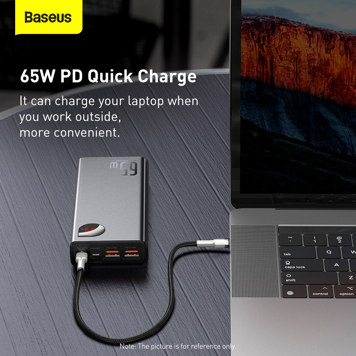 Baseus Adaman 65W Power Bank, 20,000mAh