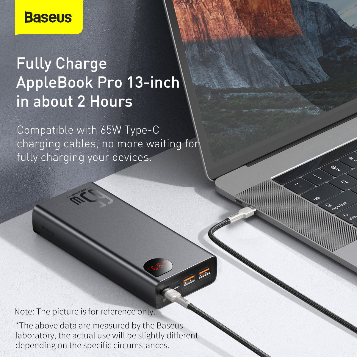 Baseus Adaman 65W Power Bank, 20,000mAh