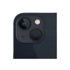 Image of Oraxxi iPhone 13 128GB in Starlight color with sleek midnight finish, showcasing the front screen and side profile.