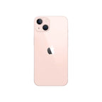 Pink iPhone 13 128GB with Starlight finish, showing the front screen and sleek design of the Oraxxi brand new smartphone.