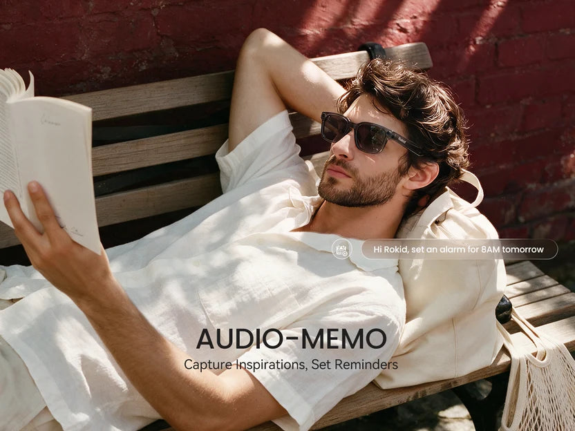 Rokid AI Style Smart Glasses – 12MP Camera, 32GB
