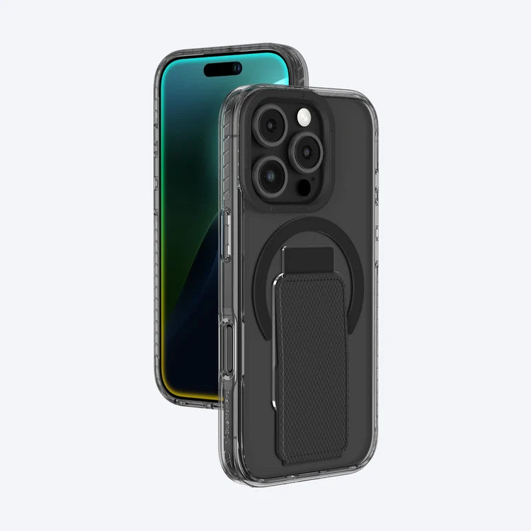 AmazingThing Titan Pro+ MagSafe case in black for iPhone 16 Pro and 16 Pro Max, featuring durable protection and sleek design.