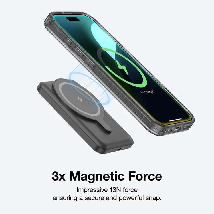Black AmazingThing Titan Pro+ MagSafe case for iPhone 16 Pro and Pro Max, featuring durable protection and seamless MagSafe compatibility.