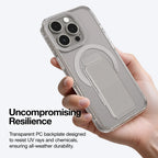 Black AmazingThing Titan Pro+ MagSafe case for iPhone 16 Pro and 16 Pro Max, featuring durable protection and precise cutouts.