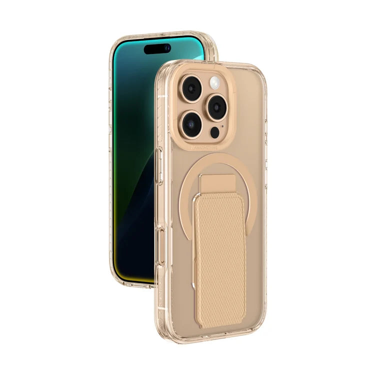 Black AmazingThing Titan Pro+ MagSafe case for iPhone 16 Pro and 16 Pro Max, showing slim design and secure MagSafe compatibility.
