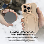 AmazingThing Titan Pro+ MagSafe case for iPhone 16 Pro and Max in black, featuring durable protection and sleek design.