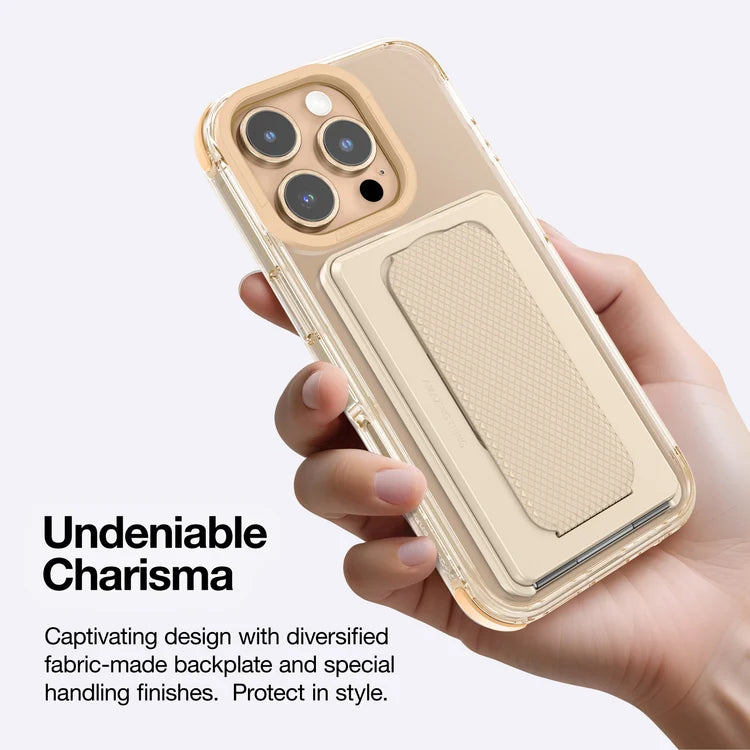 Gray AmazingThing Omni Adventure Kit iPhone 16 Pro MagSafe case showing the rugged design and secure magnetic attachment.