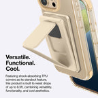 Gray AmazingThing Omni Adventure Kit iPhone 16 Pro MagSafe case with rugged design and precise cutouts for easy access and protection.