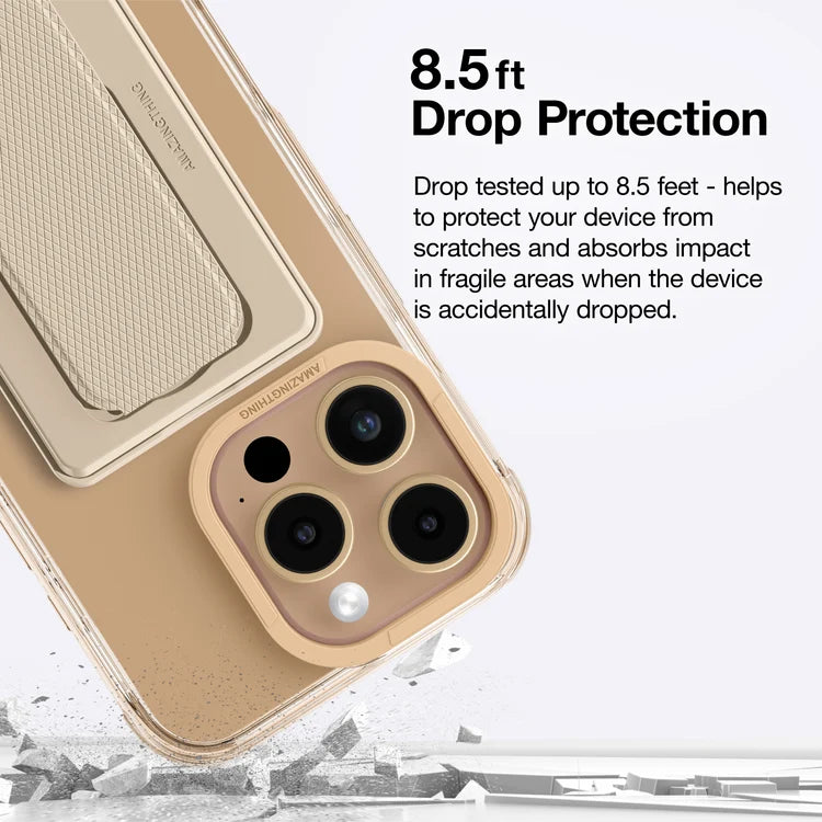 Gray AmazingThing Omni Adventure Kit iPhone 16 Pro MagSafe case with rugged design and durable protection for iPhone 16 Pro and Max.