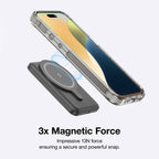 Gray AmazingThing Omni Adventure Kit iPhone 16 Pro MagSafe case with rugged design and textured grip for secure handling.