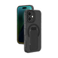 Black AmazingThing Titan Pro+ MagSafe case on iPhone 16 and 16 Plus, showing durable design and MagSafe compatibility.