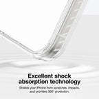 Clear AmazingThing Titan Pro Mag iPhone 16 / 16 Plus case showing slim design and magnetic attachment for iPhone protection