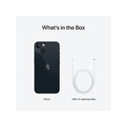 Apple iPhone 13 smartphone with a sleek design, featuring a dual-camera system and vibrant display.