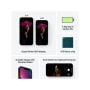 Apple iPhone 13 smartphone with sleek design, dual cameras, and vibrant display in black color.