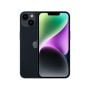 Apple iPhone 14 smartphone with sleek design, large display, and dual camera system in black finish.