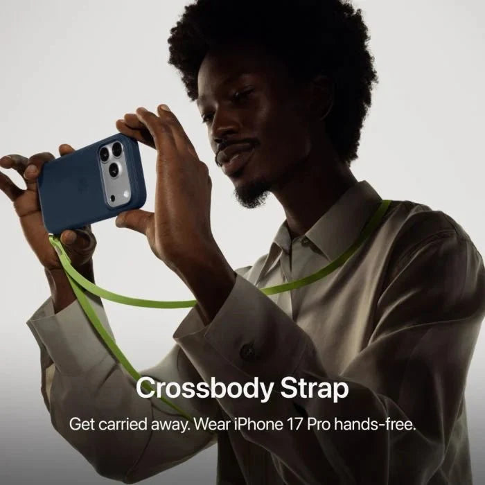 Apple iPhone 17 Pro Max in deep blue with 256GB storage, showcasing the sleek front and back design of the smartphone.