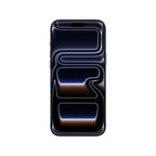 Apple iPhone 17 Pro Max 256GB in deep blue, front view showing sleek design and large display screen.