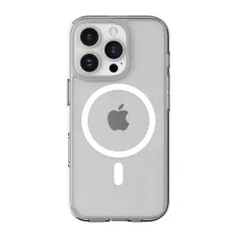 Clear Body Glove Magnetic Ghost Case for iPhone 16 Pro, showcasing the slim, protective design and magnetic feature.