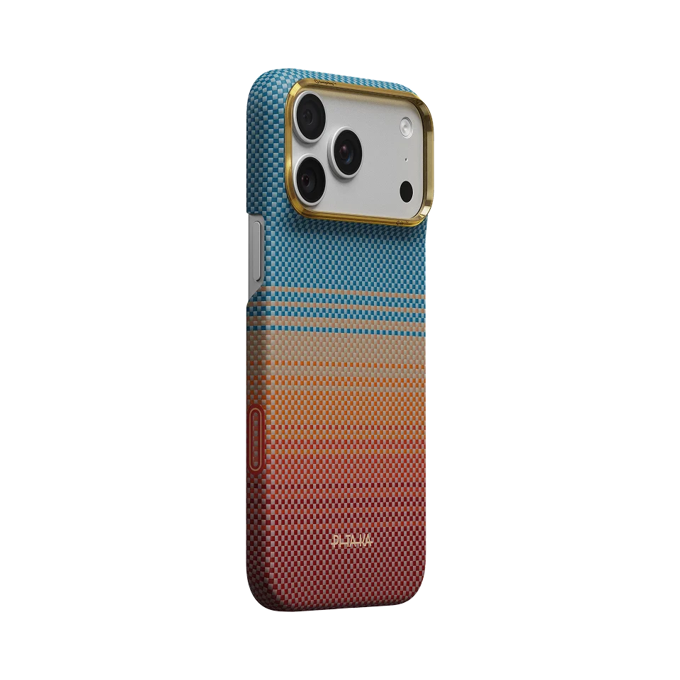 PITAKA Edge Aramid Case Compatible with iPhone 18 Pro - California Dream-01