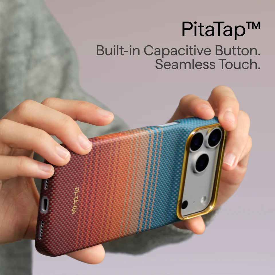 PITAKA Edge Aramid Case Compatible with iPhone 18 Pro - California Dream-01