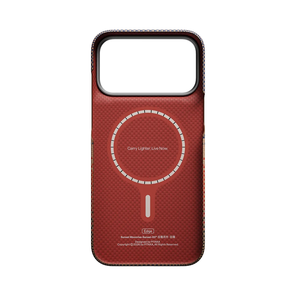 PITAKA Edge Aramid Case Compatible with iPhone 18 Pro Max - Sunset