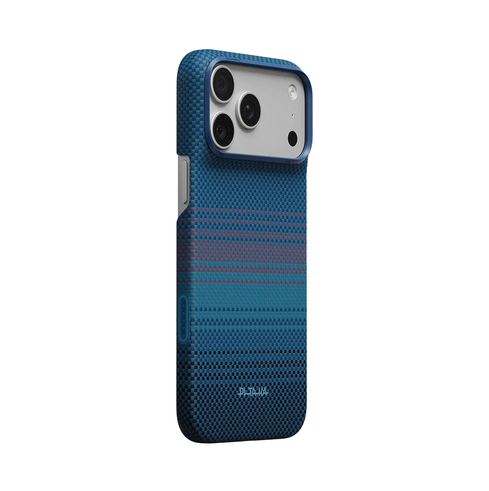 PITAKA Edge Aramid Case Compatible with iPhone 18 Pro - Midnight