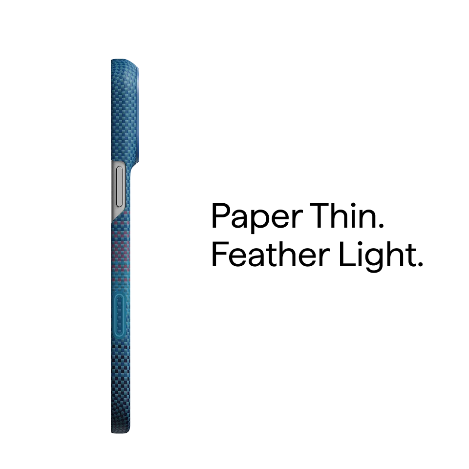 PITAKA Edge Aramid Case Compatible with iPhone 18 Pro - Midnight