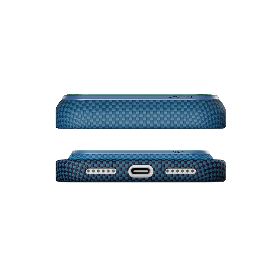 PITAKA Edge Aramid Case Compatible with iPhone 18 Pro - Midnight