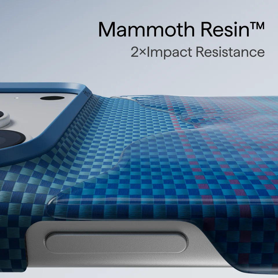 PITAKA Edge Aramid Case Compatible with iPhone 18 Pro - Midnight