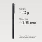 PITAKA Aramid Edge NFC Case for iPhone 17 - Black/Grey