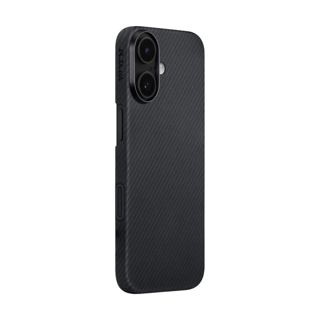 PITAKA Aramid Edge NFC Case for iPhone 17 - Black/Grey