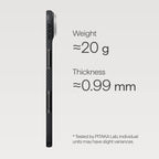 PITAKA Edge Shield Case | iPhone 17 Air | Black/Grey
