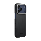PITAKA Edge MagSafe Case | iPhone 17 Pro | Black/Grey
