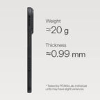 PITAKA Edge MagSafe Case | iPhone 17 Pro | Black/Grey