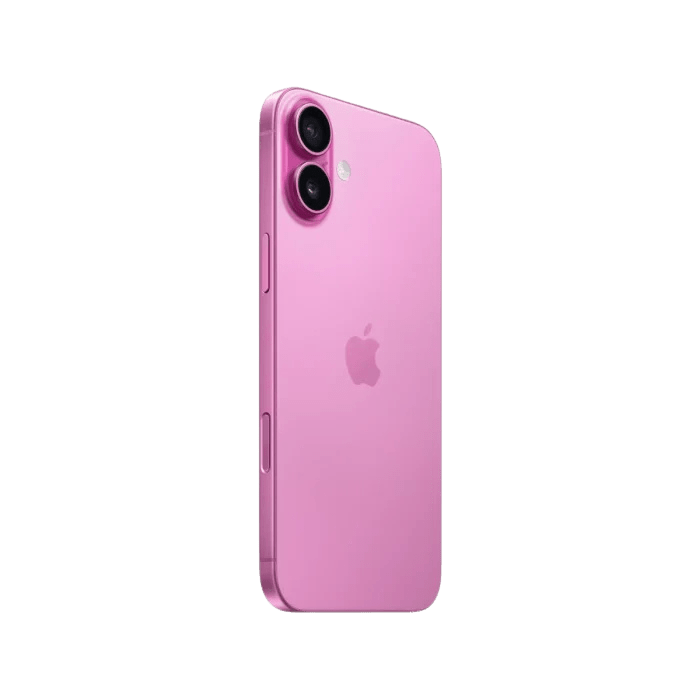 Oraxxi iPhone 16 Plus 128GB smartphone with sleek design and large display, shown from front with screen on.