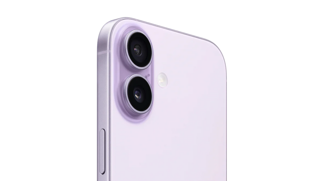 Purple Oraxxi iPhone 17 with 256GB storage, sleek design and modern features, shown in a close-up view.