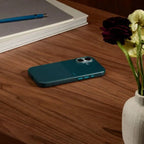 Blue Oraxxi Beats Rugged Case with MagSafe and camera control for iPhone 17, showing the protective design and button access.