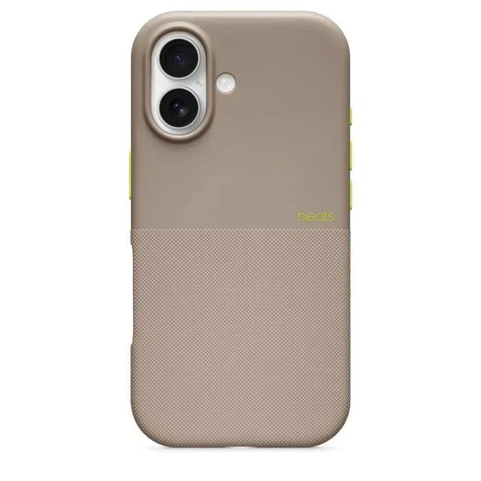 Blue Oraxxi Beats Rugged Case with MagSafe and camera control for iPhone 17, showing the durable protective design and camera cutout.