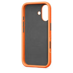 Oraxxi blue Beats Rugged Case with MagSafe and camera control on an iPhone 17, showing durable protection and easy access features.