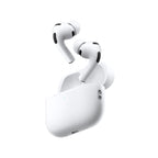 Wireless Apple AirPods Pro 3 earbuds by Oraxxi with active noise cancellation and customizable silicone tips.
