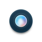 Blue Apple HomePod mini smart speaker by Oraxxi with a sleek, compact design and touch surface for easy control.