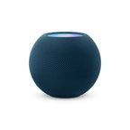 Blue Apple HomePod mini smart speaker by Oraxxi, compact wireless speaker with touch controls and sleek design.