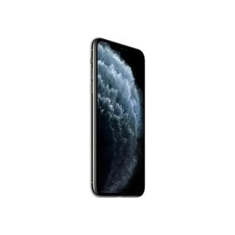 Pre-owned Apple iPhone 11 Pro 64GB in Silver, showing front display and sleek design, rated A Grade by Oraxxi.