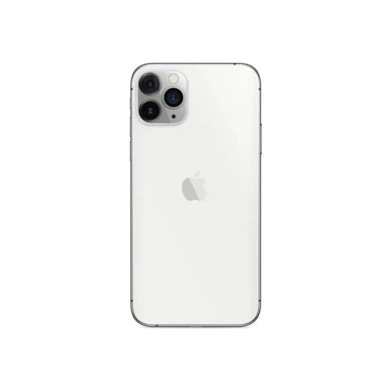 Pre-owned Apple iPhone 11 Pro 64GB in silver, showing the front screen and sleek design, from Oraxxi.